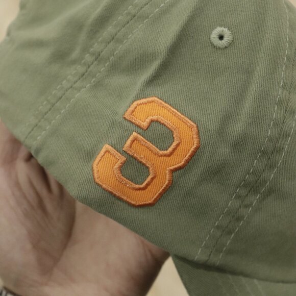 Polo Ralph Lauren Big Pony Cap | Olive Green 3 Logo Hat | Classic Adjustable Cap - Picture 4 of 6
